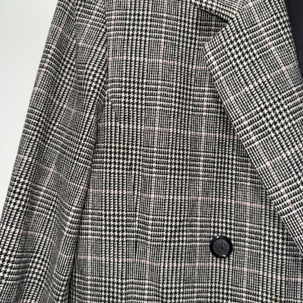 Pendleton Wool Double Breasted Houndstooth Blazer… - image 3
